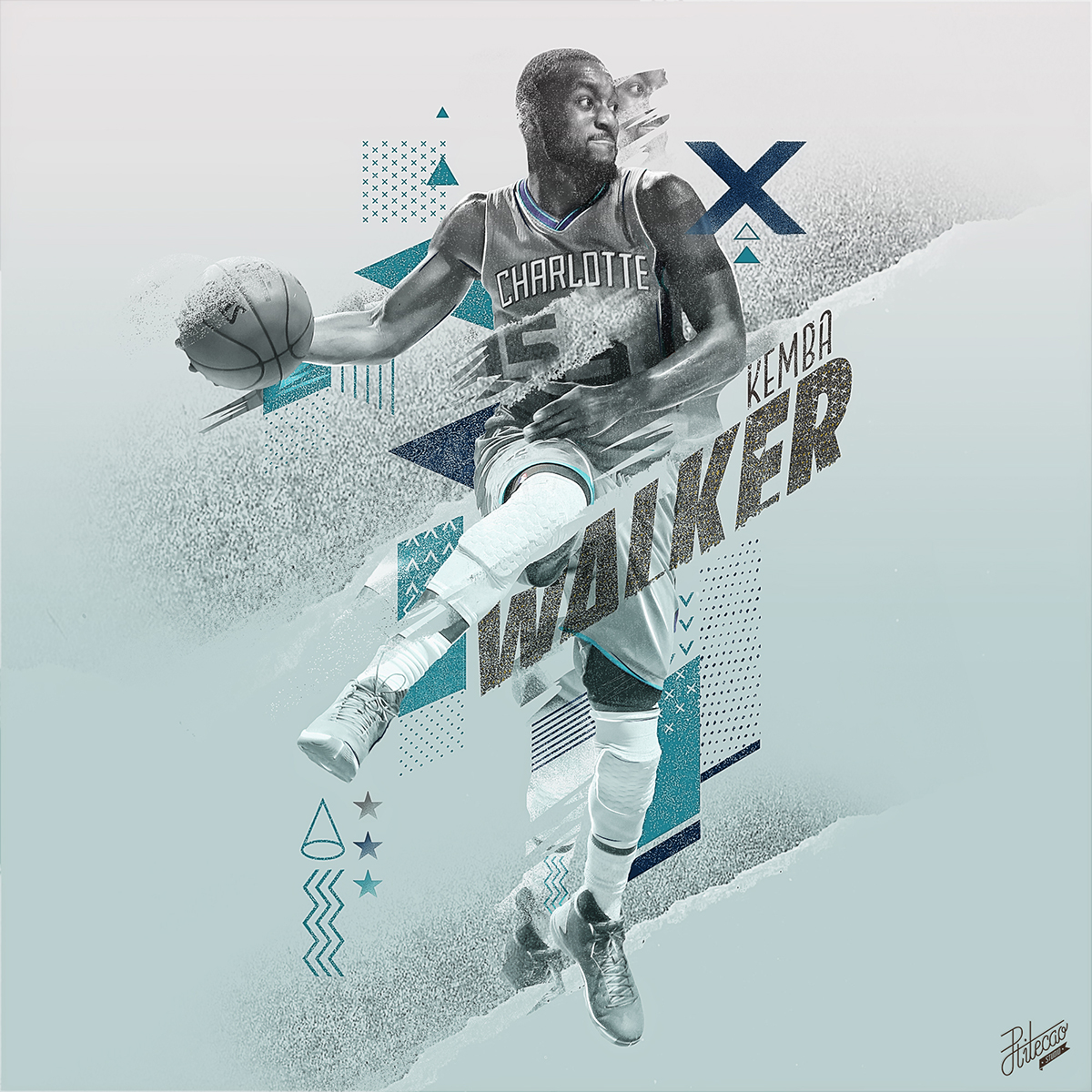 NBA Art Collection, Vol. 1 on Behance