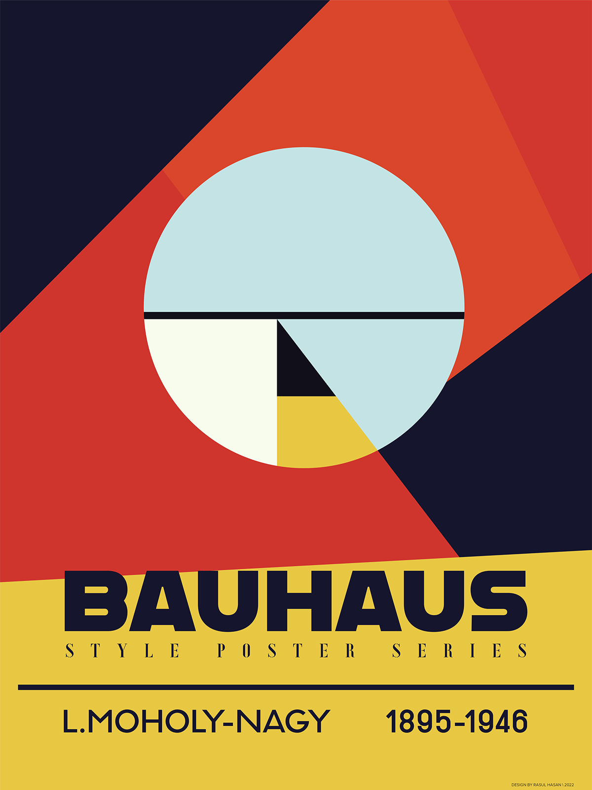 art school bauhaus design geometric poster vintage walter gropius weimar