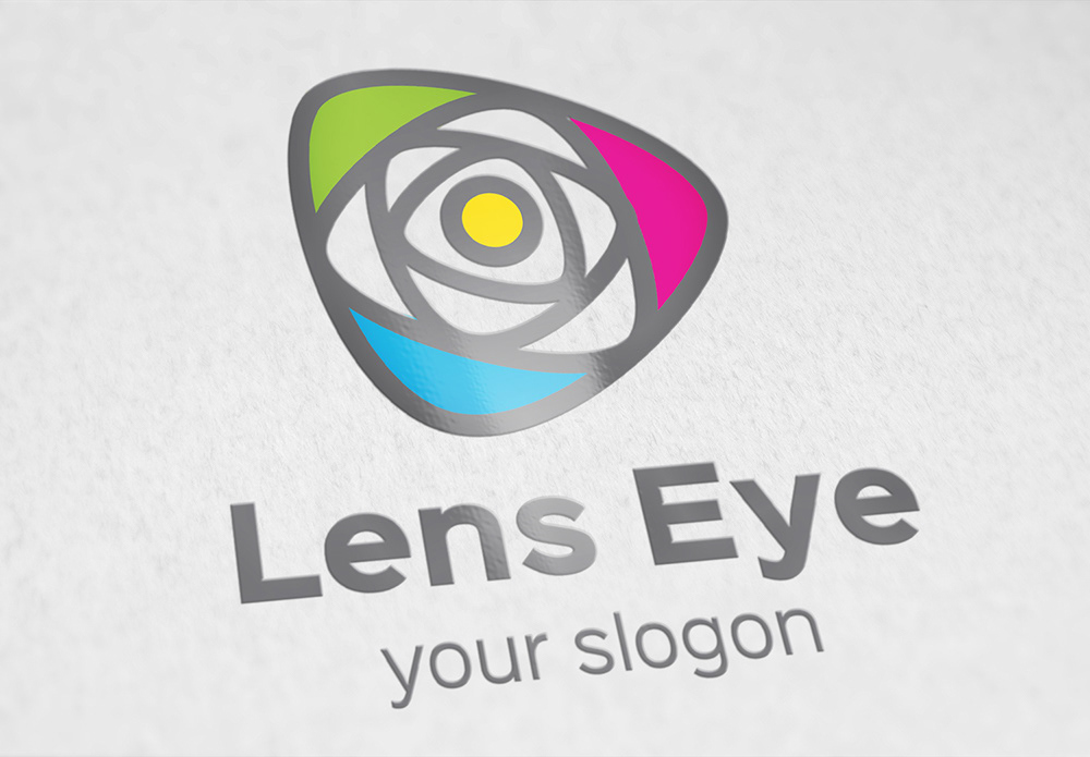 logo brand lens eye color company business photo image camera