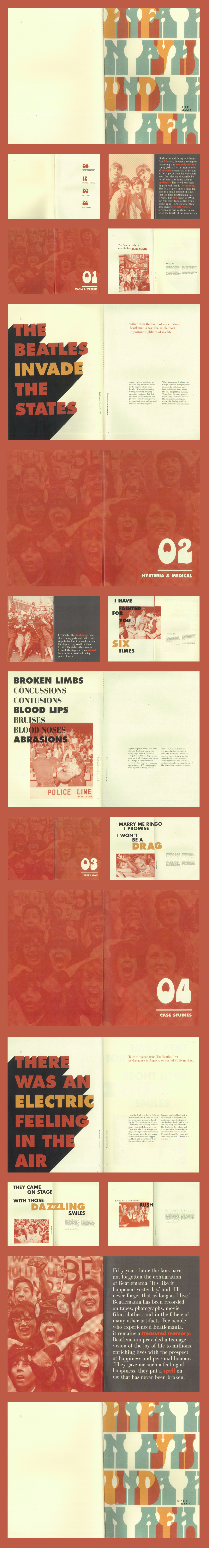 the beatles 1960's graphic design  editorial typography   istd