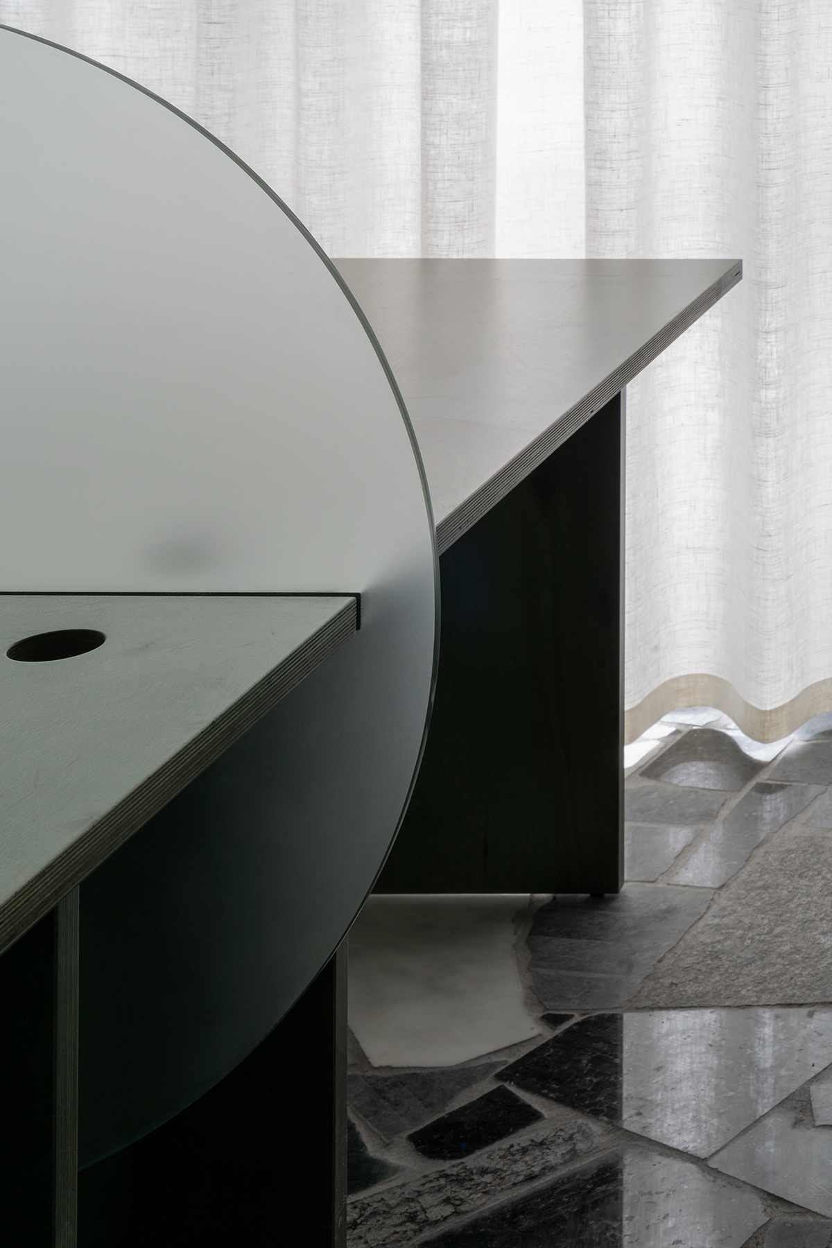 Office interiordesign iyaturabelidze yellowtrace Minimalism concrete Marble Kiyv