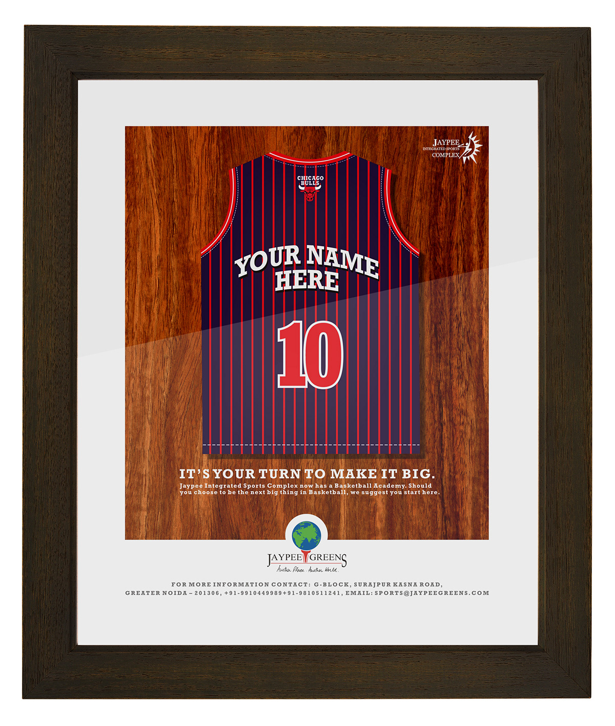 nº10 Hall of Fame tshirt Cricket basketball soccer frame
