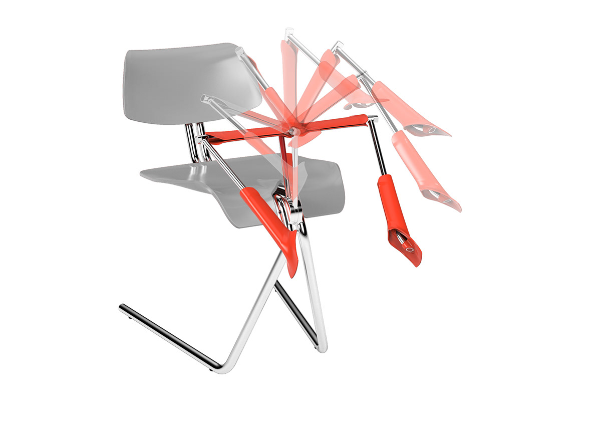 chair furniture cross legs interaction design
