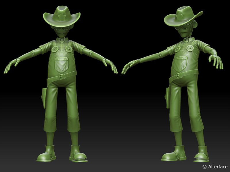 3ds max 3D Characters Zbrush texturing
