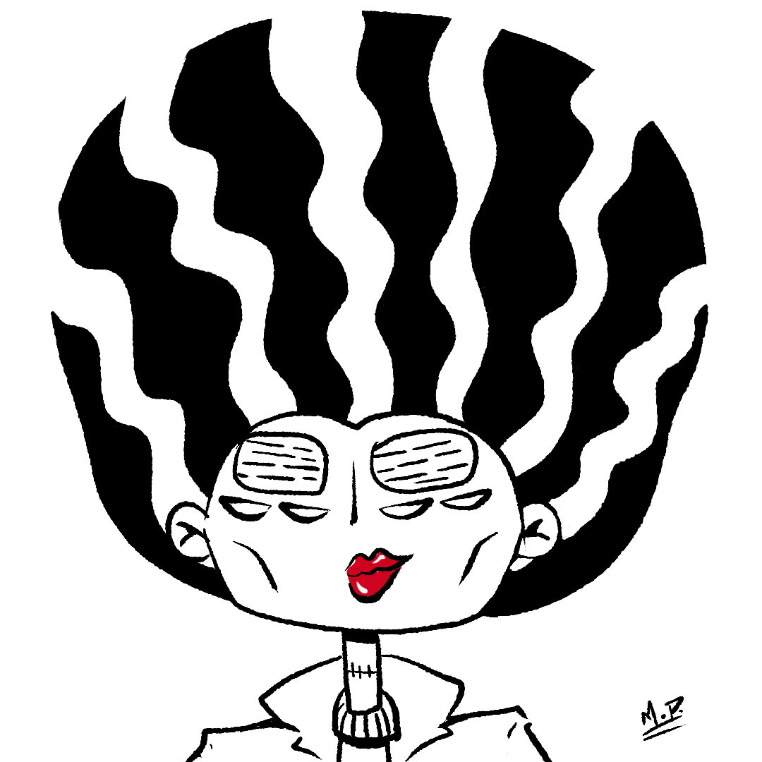 cartoon Character design  Digital Art  digital illustration Drawing  frankenstein Halloween Mexican mexicanart spooky