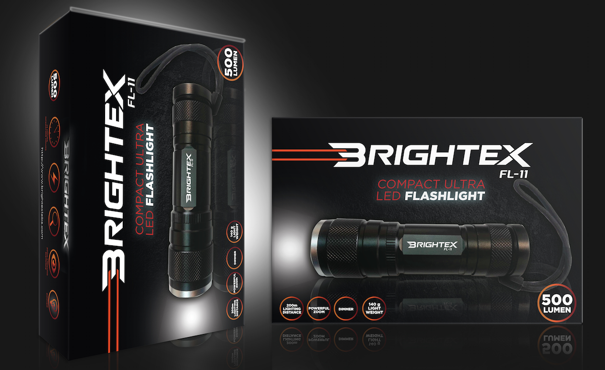 Falsh flashlight LED Light led torch light box boxdesign flashlightpackaging Light Packaging modern packaging gadget packaging