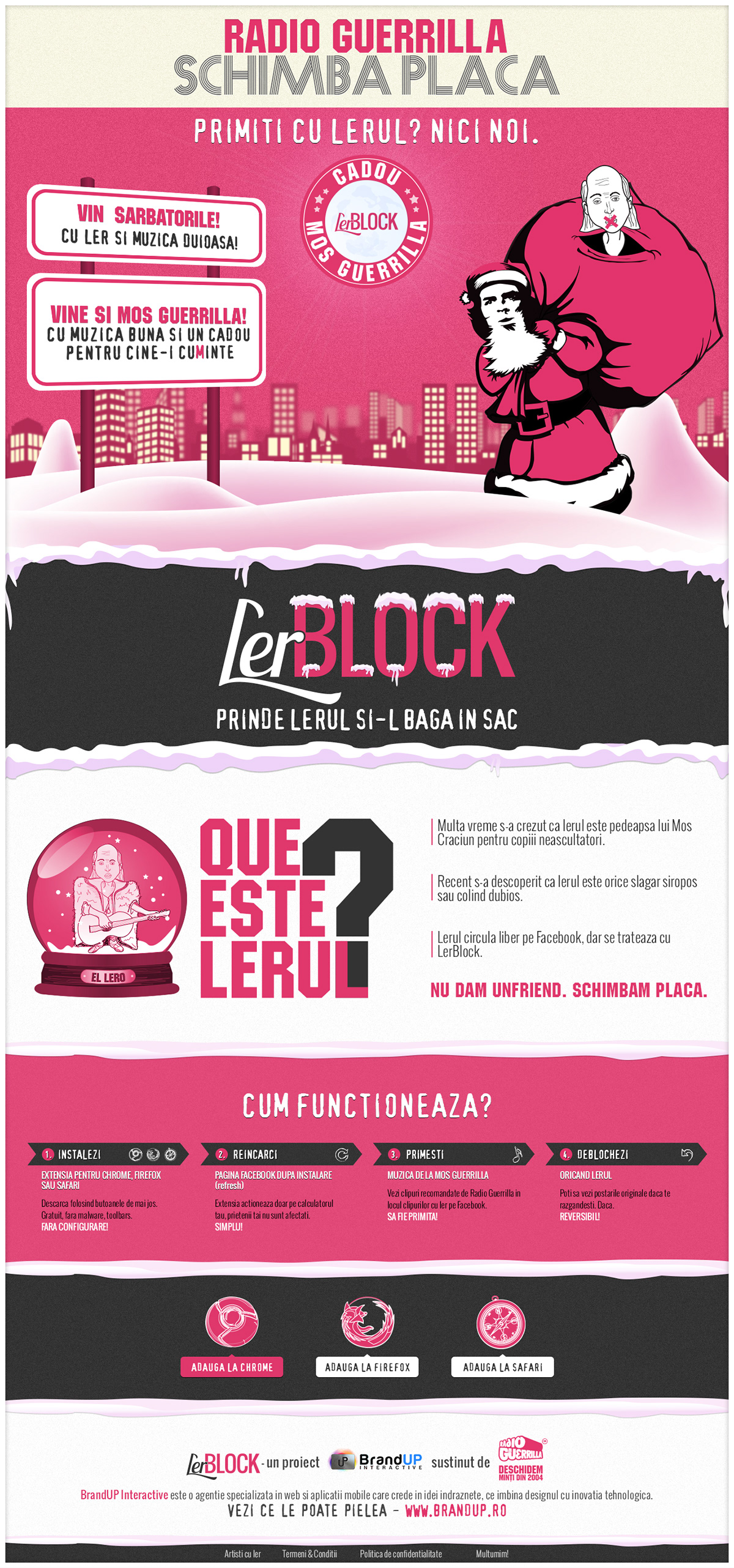 Ler Block LerBlock radio guerrilla plugin Mos Guerrilla Edmond Enache Ler Blocker Florian Langa award Internetics social media facebook app winner