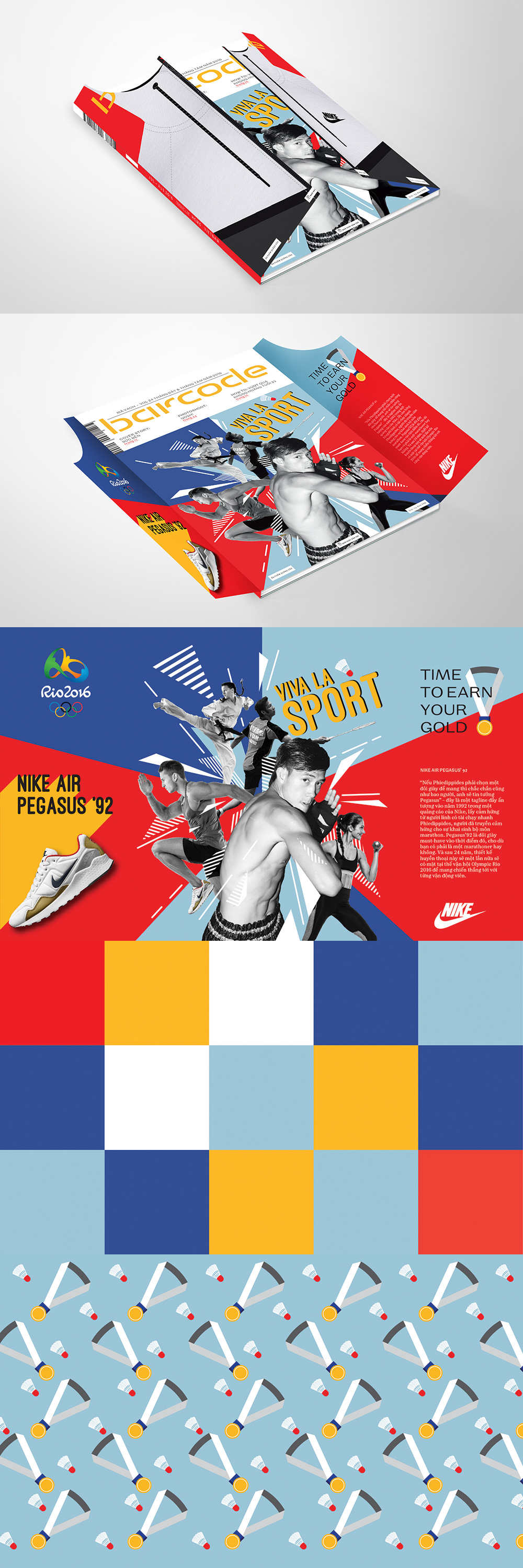 barcode vietnam saigon magazine cover design ILLUSTRATION  art design sport