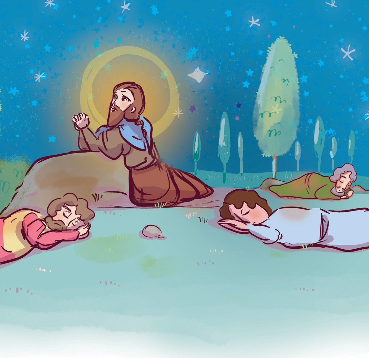bible children illustration children's book Christian church Easter faith jesus Picture book religion