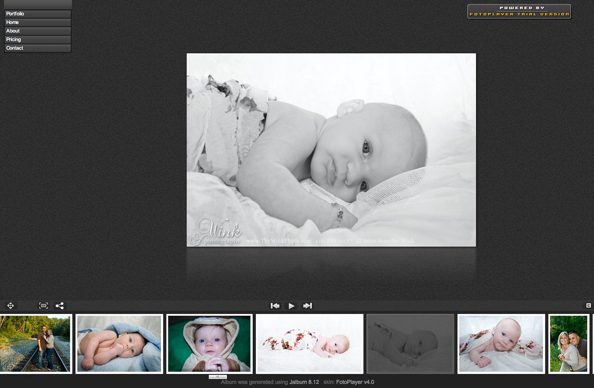 photography website professional photographer online store fotoplayer the wink photo