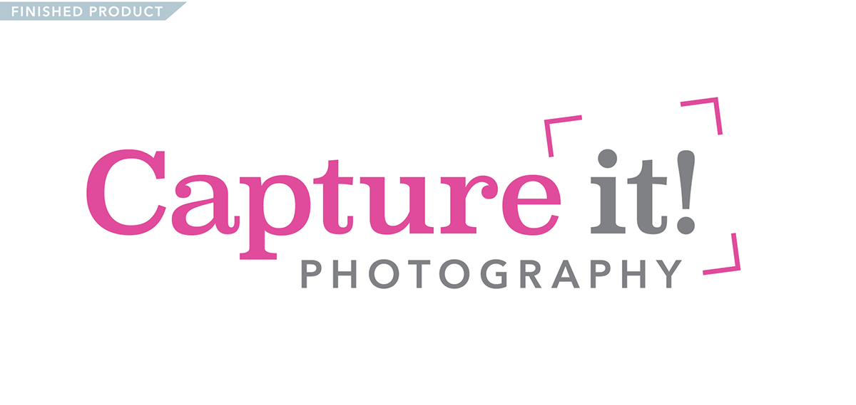 logo Logo Design pink photographer identity Identity Design Freelance