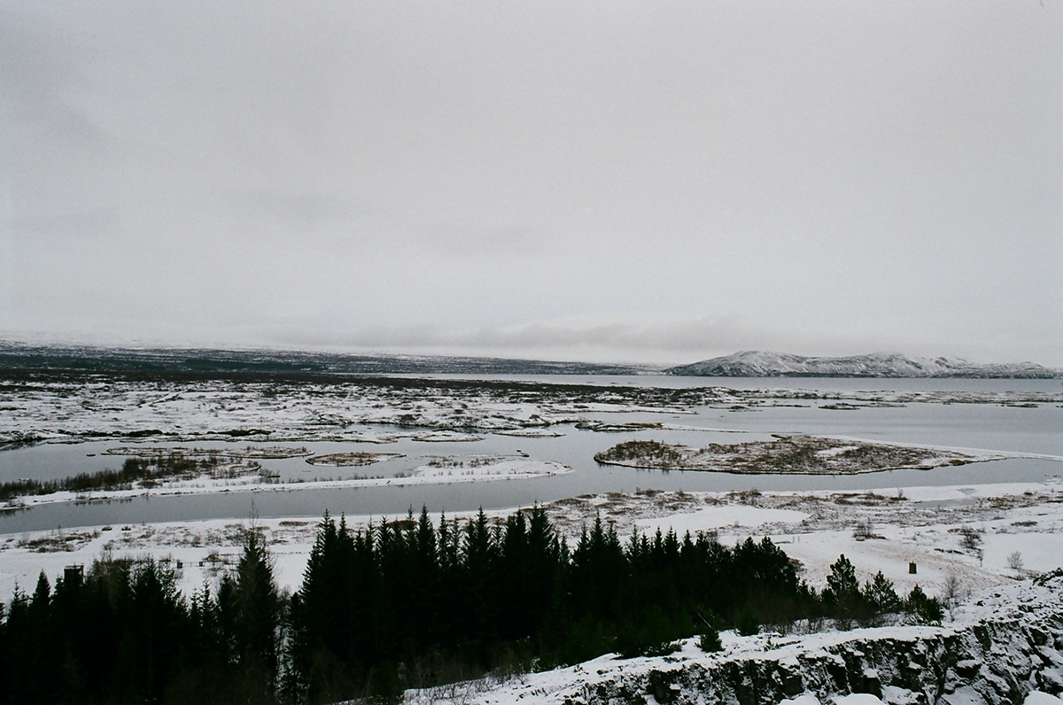 iceland analog Nikon Landscape aurora winter