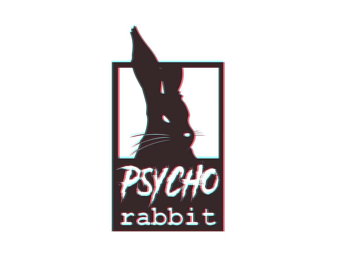 design logo logofolio rabbit psycho game gamedev indiegame 3D ILLUSTRATION 