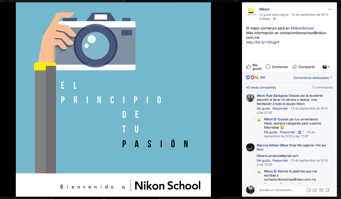 copywriter publicidad Nikon harmonhall video guion