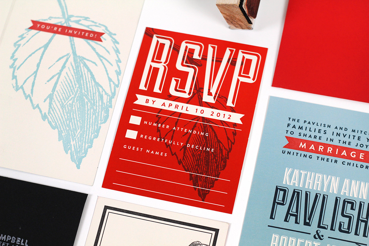 Invitation  print  graphic design  wedding
