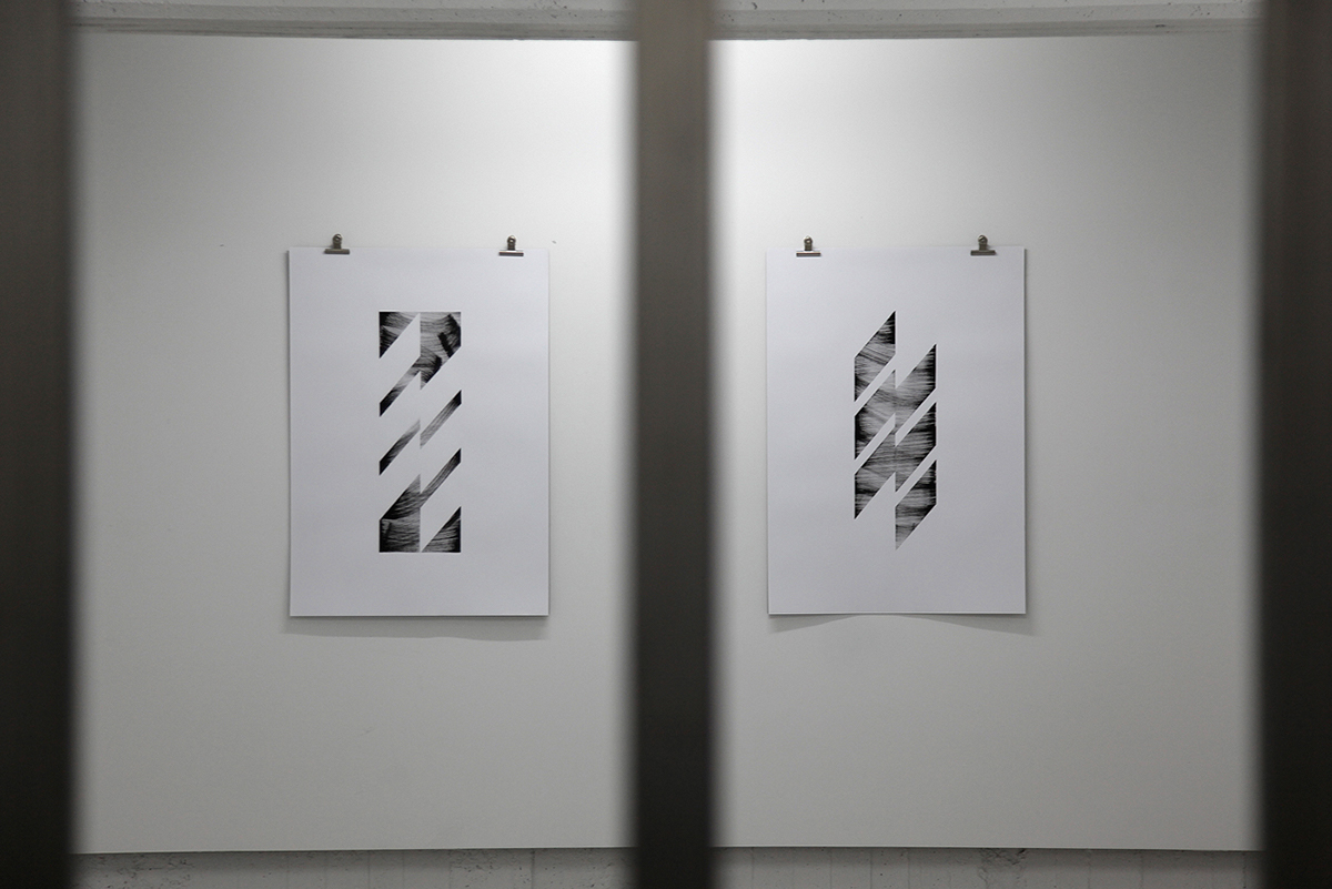 Exhibition  blaqk simek gregpapagrigoriou geometry Calligraphy   abstract poster design Greece