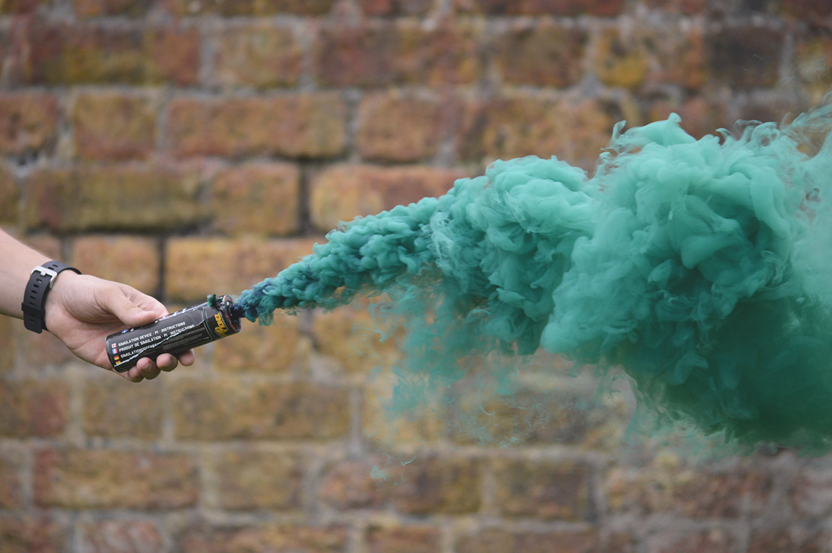 Liverpool smoke grenades Photography  colour digital photography  art direction  colours Pantones Experimentation