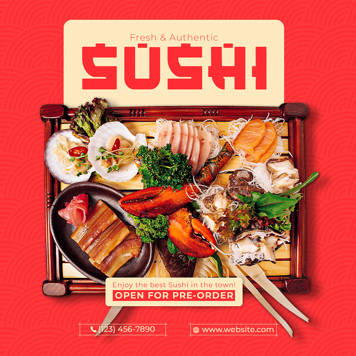 Sushi restaurant japanese Social media post Graphic Designer Social Media Design ads restaurante Food  marketing  
