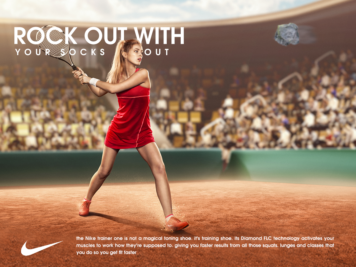 Nike shoes Advertising  egypt cairo Egyptian Designer creative sport Olympic Games tennis