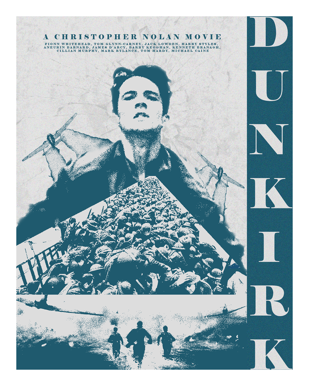 Christopher Nolan Movie Poster Design Dunkirk