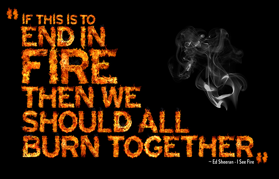 fire Flames burning Typeface typo letters INFERNO adobe Nike magma capital blazing text red yellow