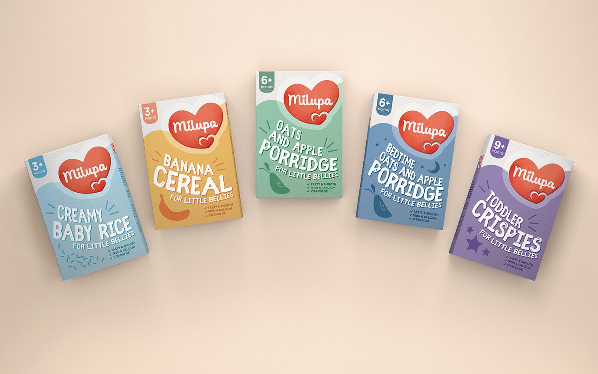 milupa baby Food  Cereal porridge little nutrition ILLUSTRATION  kindness toddler