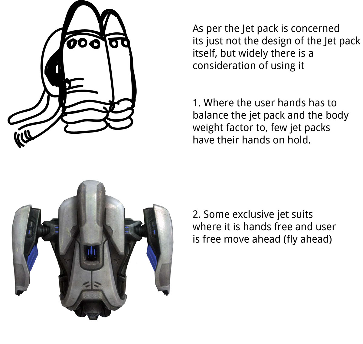 jet pack Interface