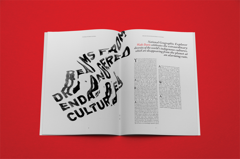 TED Talks magazine book design