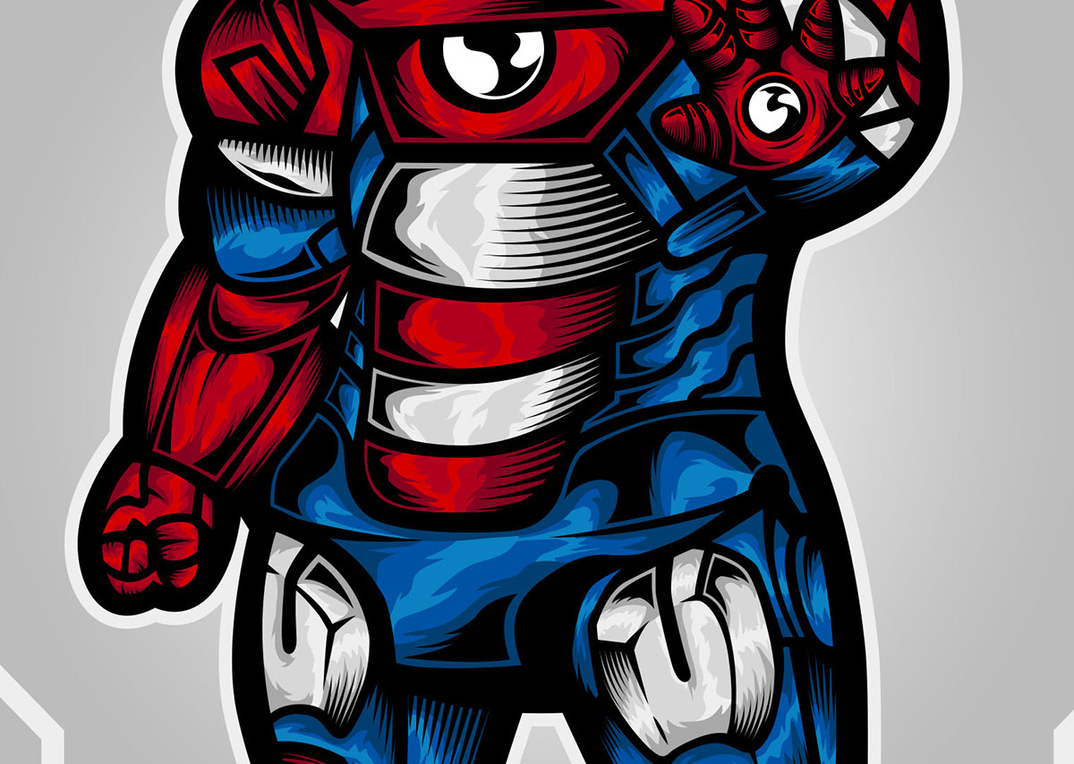iron man patriot usa red blue super Hero Stark