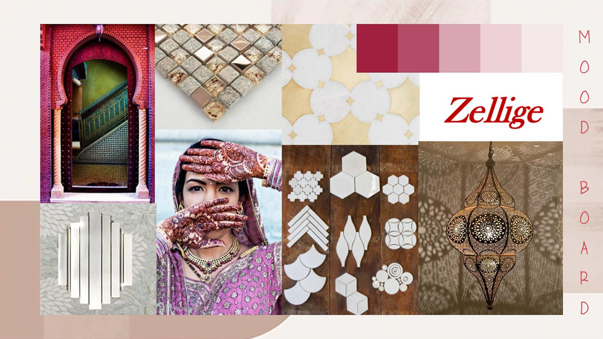 ethnicwear Indian Traditionals moroccan tile work Zellige  