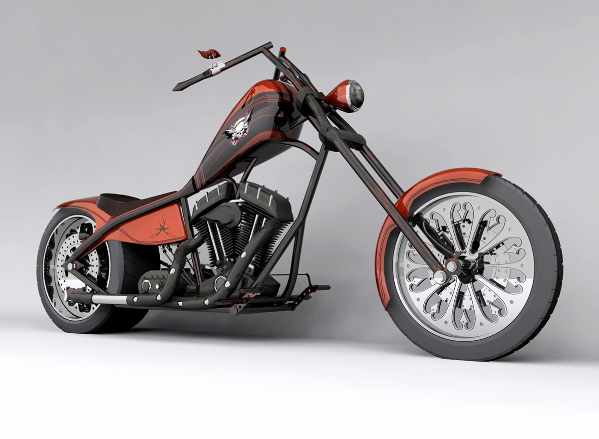 chopper harley Harley Davidson kustom kulture Custom custom chopper motorcycles motorcycle design