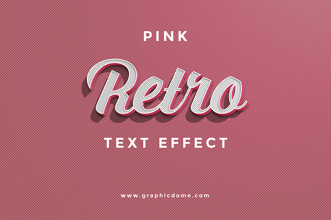 3d text effects add-on text effects photoshop Photoshop text effects Retro Retro badge retro text effects retro text style retro typography free text effect free freebie