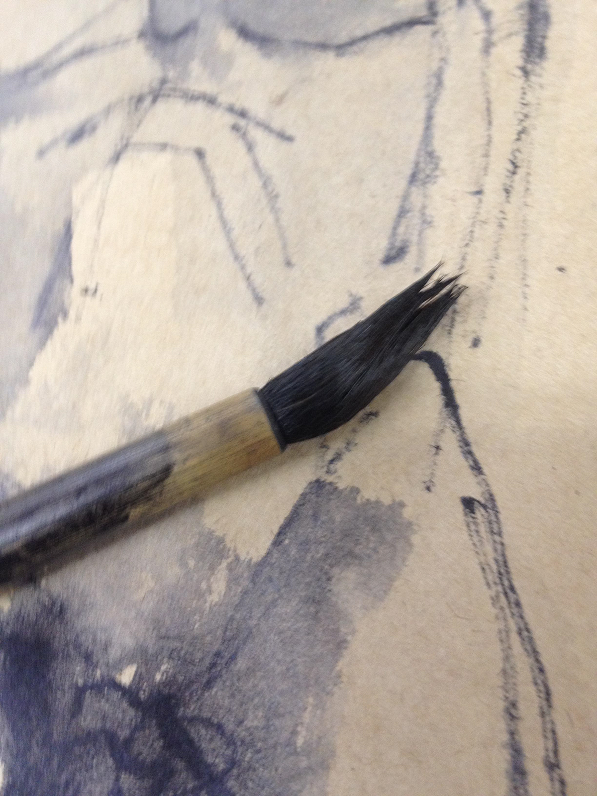 ink draw brush nib art