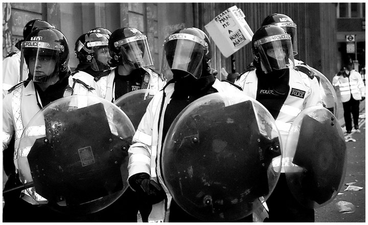 G20 riots Police Brutality Ketteling riot police