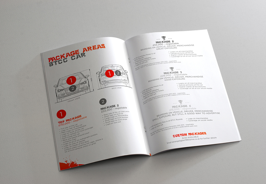 brochure btcc Motorsport Racing Layout print icons orange Motor racing Colourful  digital