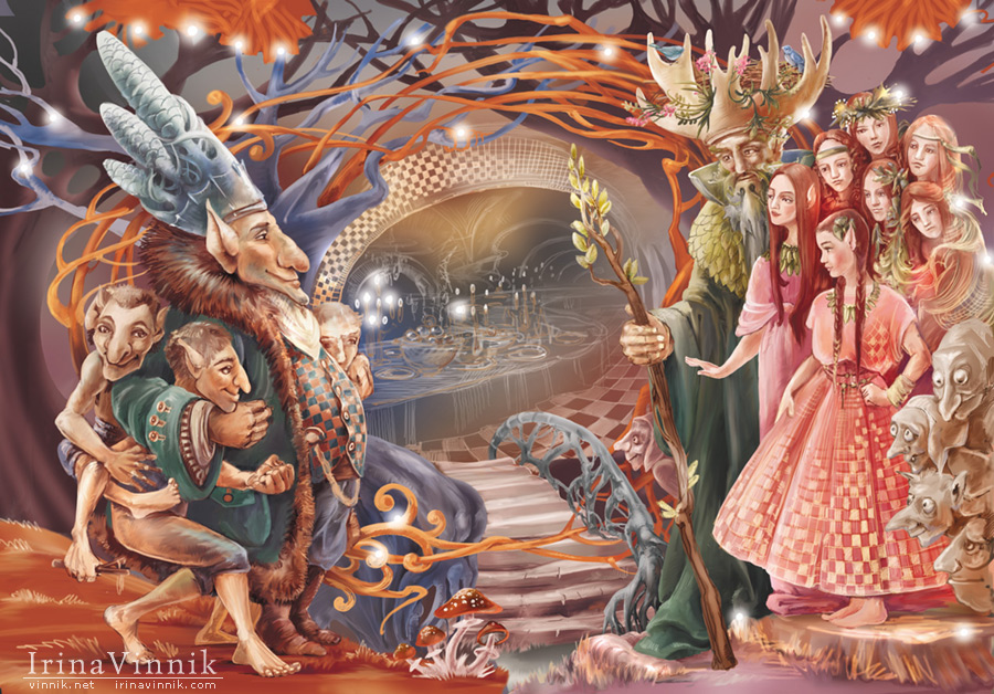 fairy tale andersen children book mermaid swan elfin flower bird animal duckling