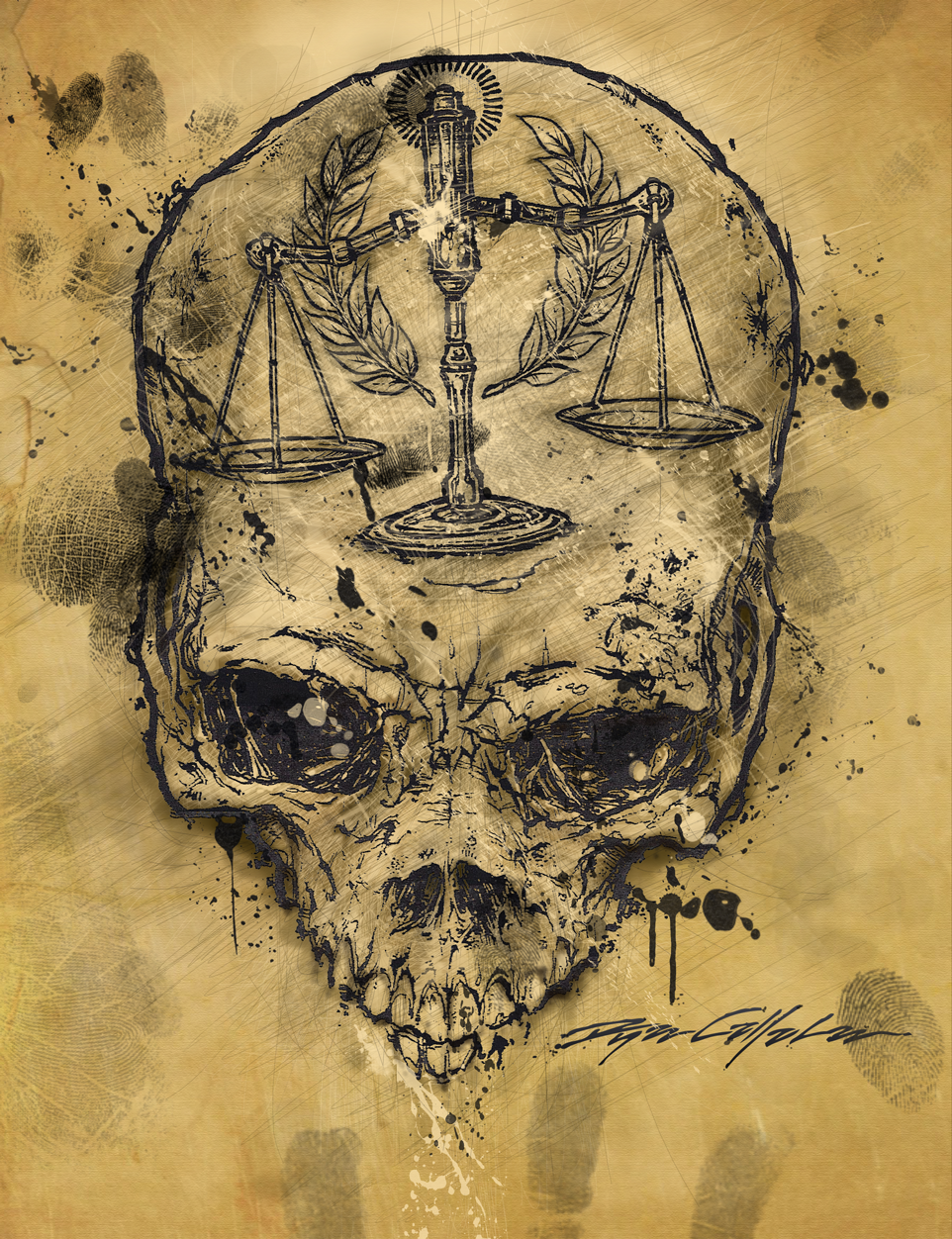 skull skeleton Four Horsemen t-shirt dead death Halloween digital painting photoshop Illustrator