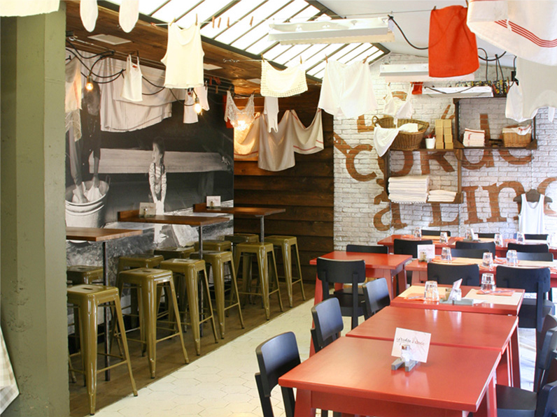 concept strasbourg drach lyon scenography handmade corde à linge restaurant cafe bar Food  my beautiful