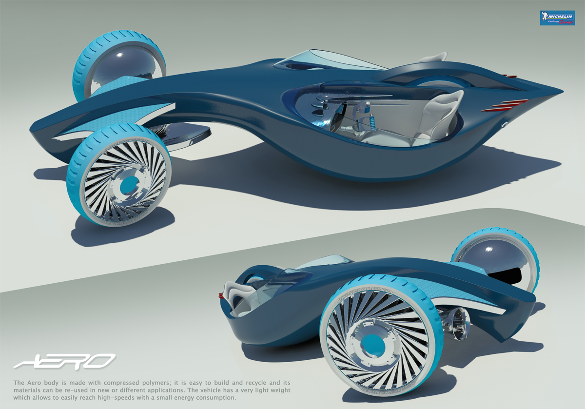 michelin car design concept car aero green criarpo design challenge Guatemala