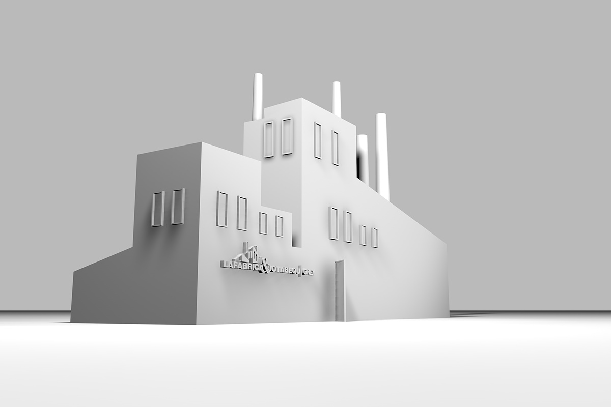 factory 3D Landscape rendering Fabrica agencia grey jotabequ