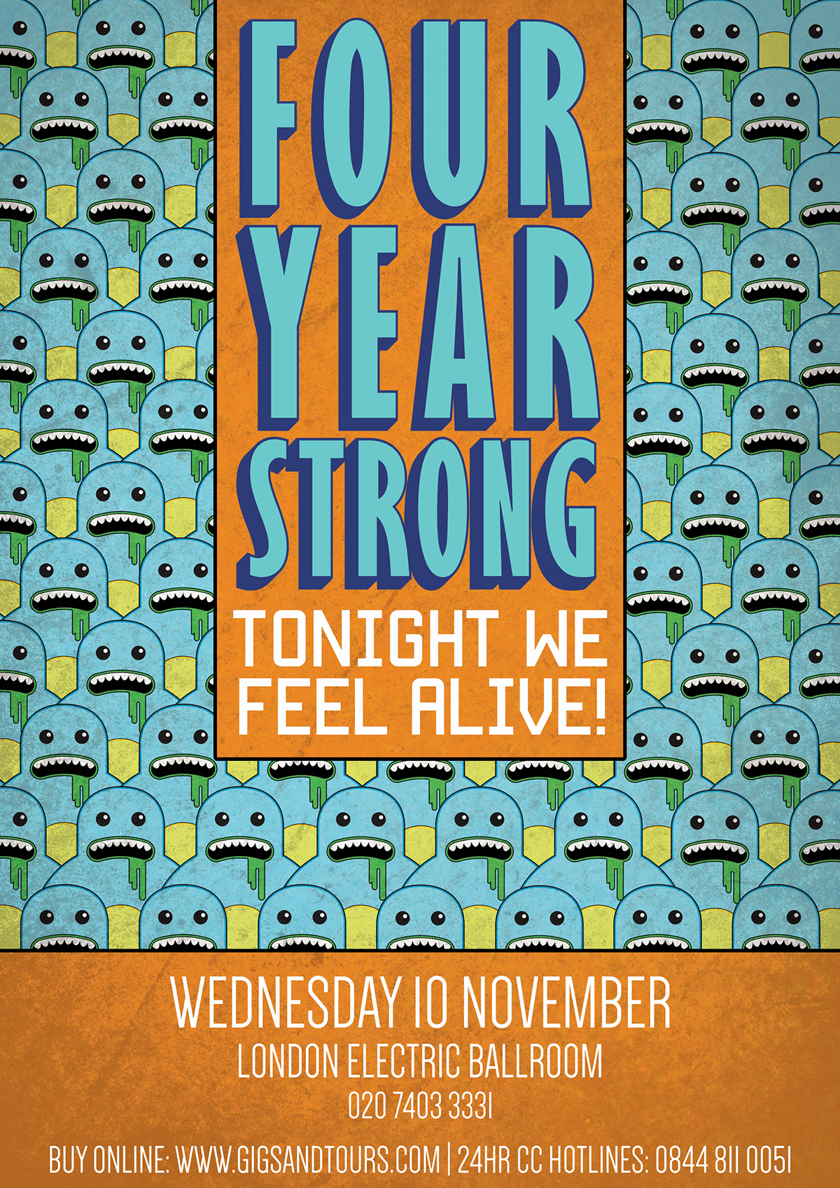 Four Year Strong poster gig poster four year strong
