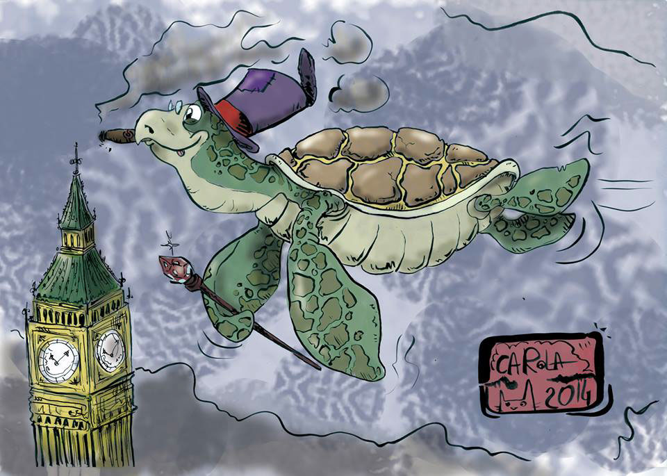 Turtle London Neverland photoshop Character