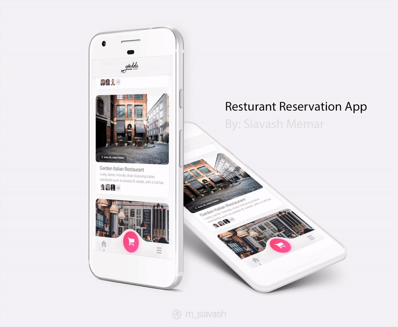 ui design UX design UI Animation Restaurant app app design restaurant design