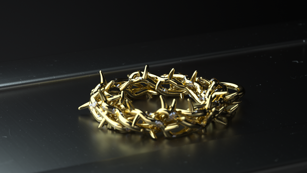 cinema 4d Octane Render Render 3D jewelry Custom
