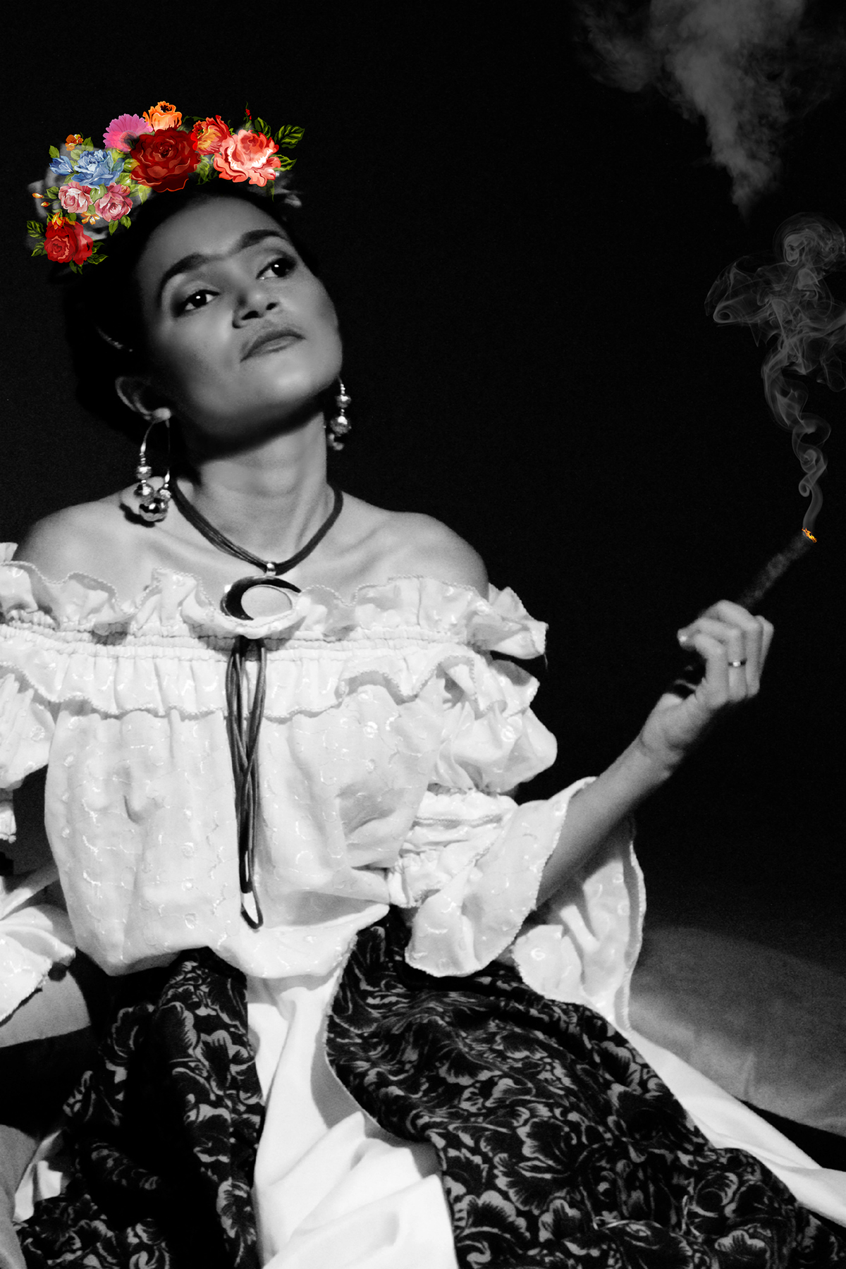 Bucaramanga Frida Kahlo Representación Frida Kahlo Semana Cultural de México.(UDI) Modelo: Madizon Mejia. (Fotografía) (Retoque) YB (Yoba) 2013 Copyright © (YB) yobagraphic YB yoba colombia cultura mexico representación
