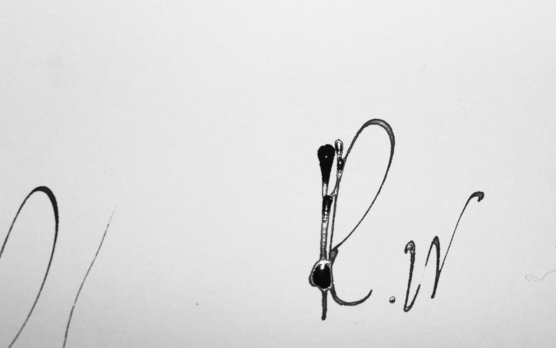 ink pen pencil paint logo design Blade knife handdrawn
