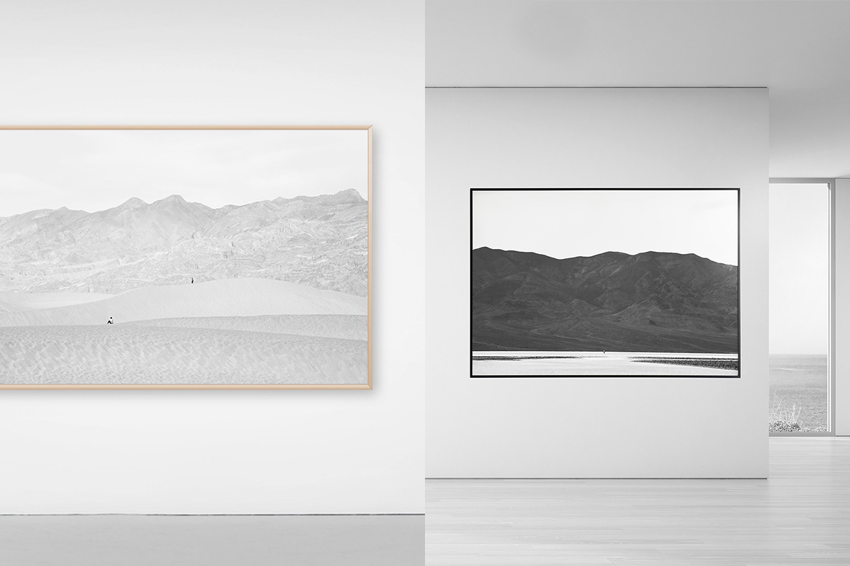 Adobe Portfolio pawel franik Minimalism minimal art black and white kontrast Death Valley Salt Fine Arts  paweł franik