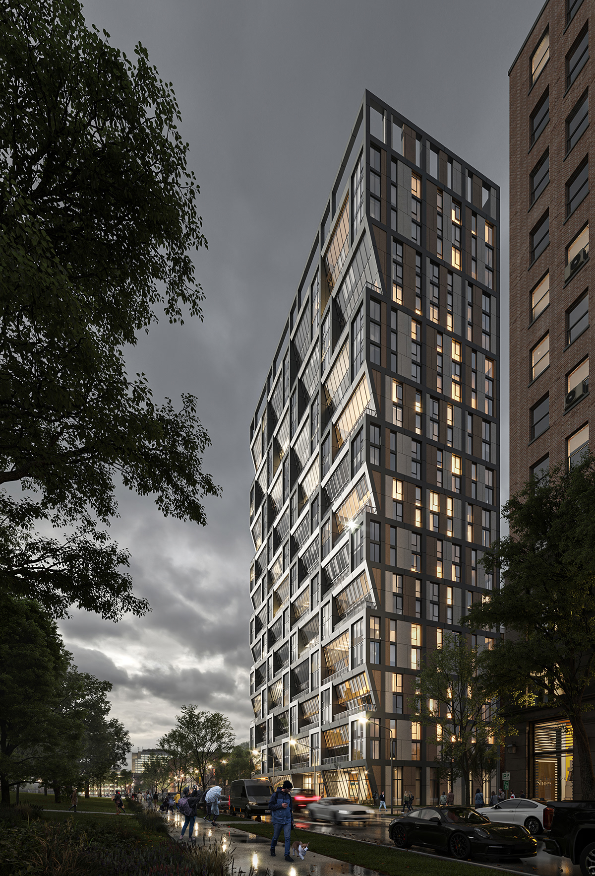 3D apartments architecture archviz coronarenderer exterior rendering umbrellavisual visualisation viz