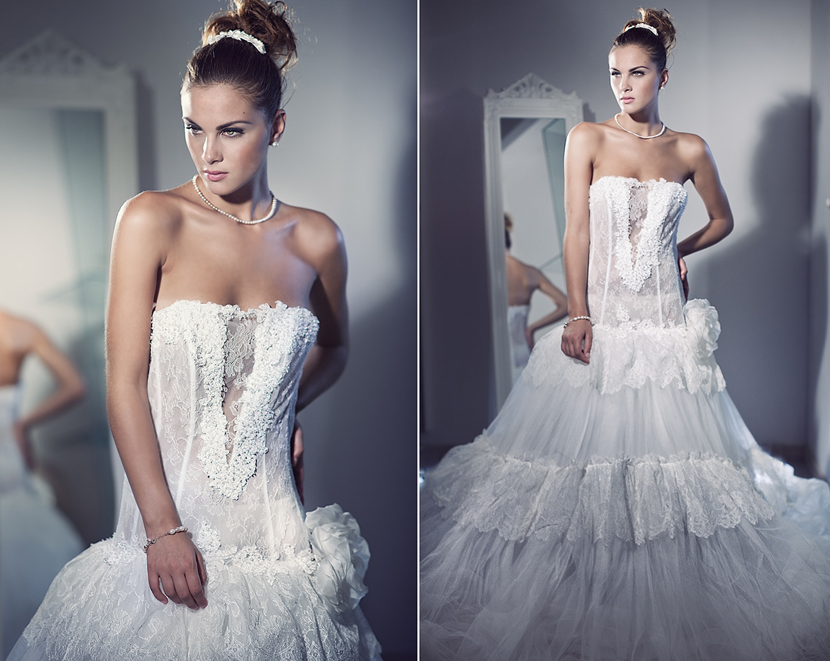 wedding bride designer Italy London d'alessandro photographer editorial Hou Haute couture