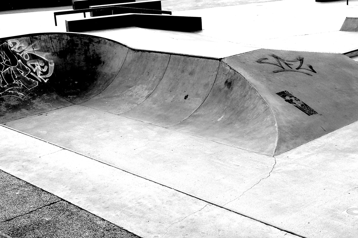 Outdoor Photography  skatepark Street Urban black and white architecture